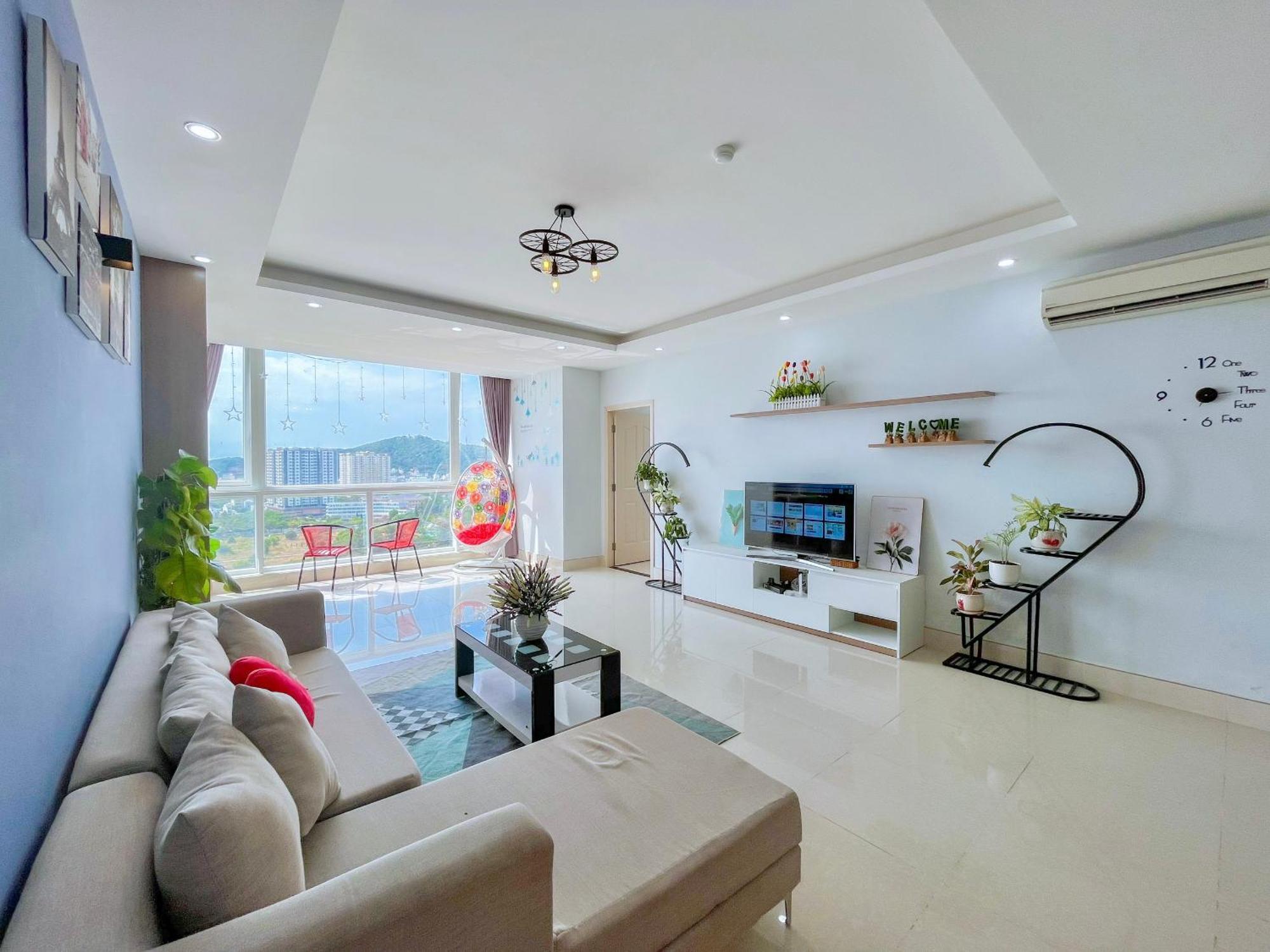 Can Ho Oasky,3 Phong View Dep Nhin Ra Bien,Nui Va Ho Bau Sen Vung Tau Exterior photo
